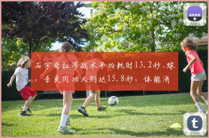 石宇奇拉吊战术平均耗时13.2秒_球，奈良冈功大则达15.8秒，体能消耗差距悬殊