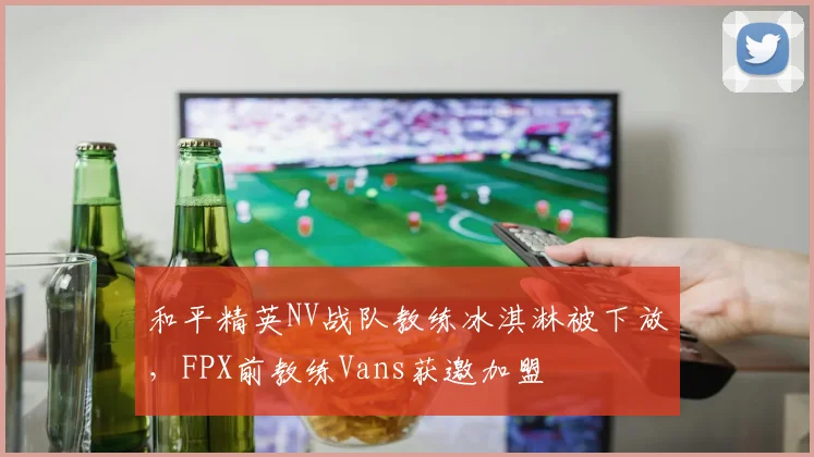 和平精英NV战队教练冰淇淋被下放,FPX前教练Vans获邀加盟